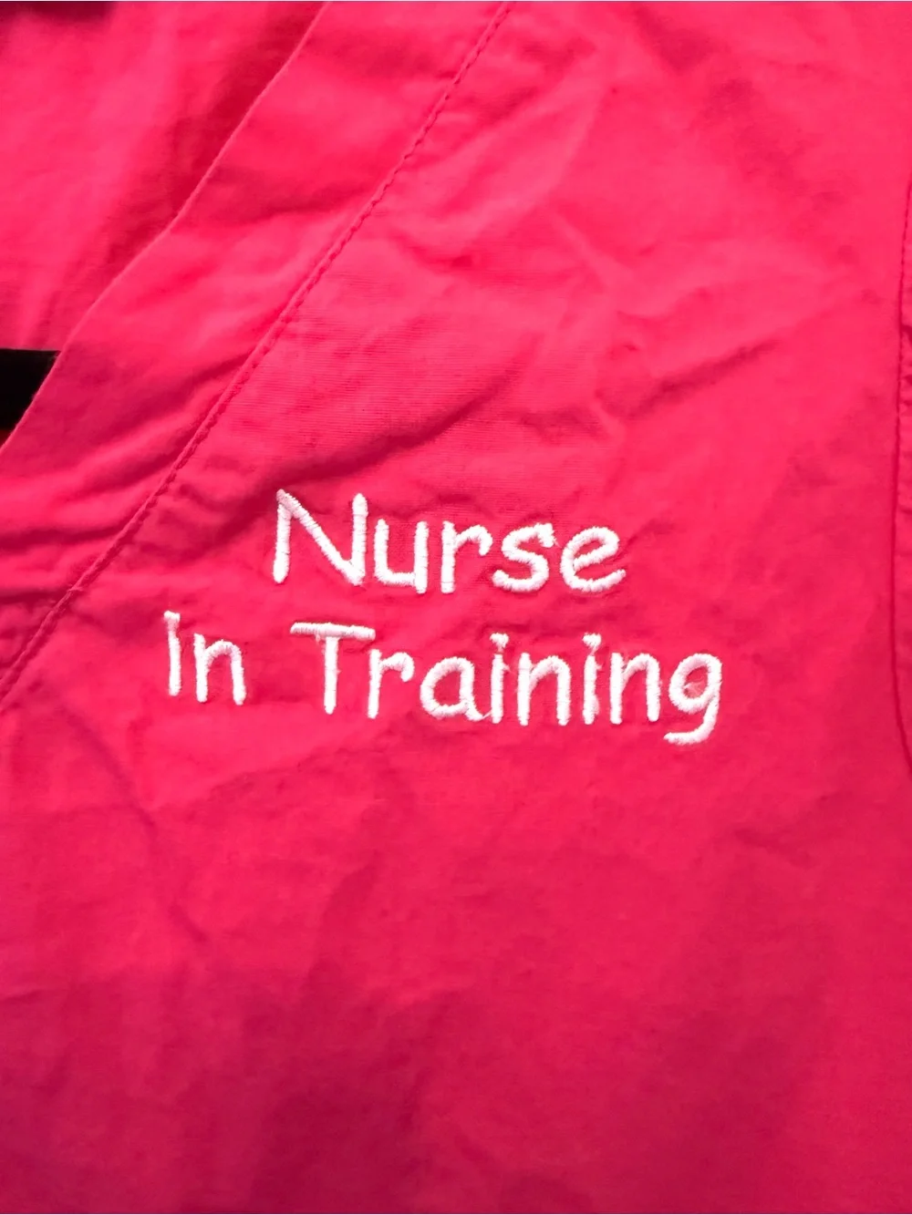Scoots Scrubs Kids Pink Nurse in Training Scrub Set Costume Pajamas Size 5 NWOT